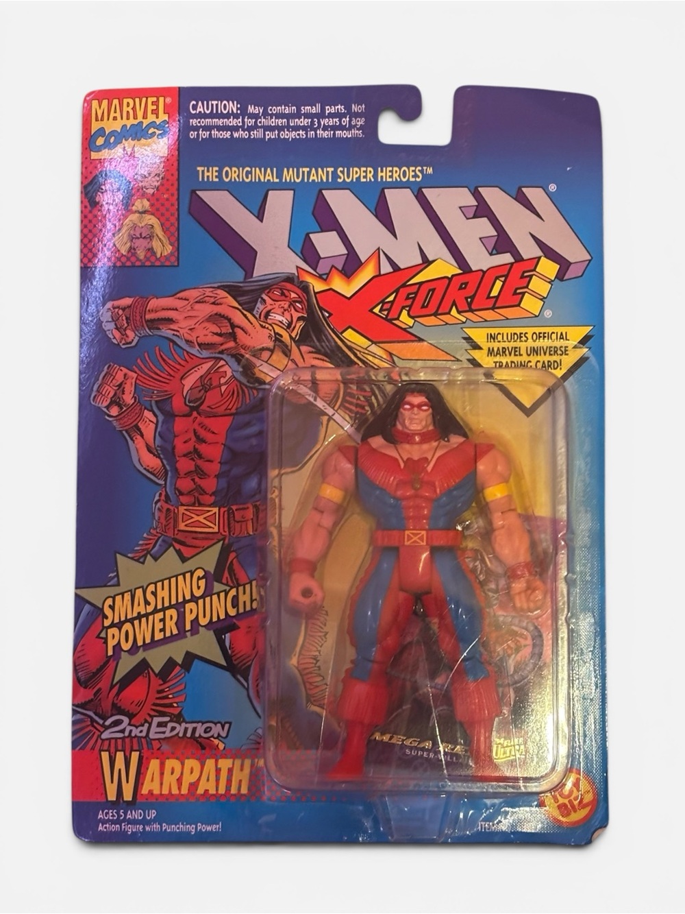 Vintage 1994 Toy Biz Marvel X-Men X-Force Warpath 2nd Edition Action Figure NIB